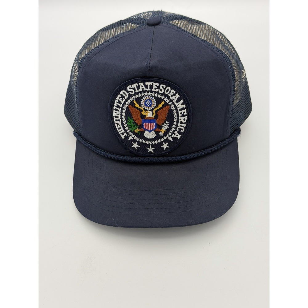 Vtg  White House Communications Agency Cap SnapBack Mesh Foam Funny Dad